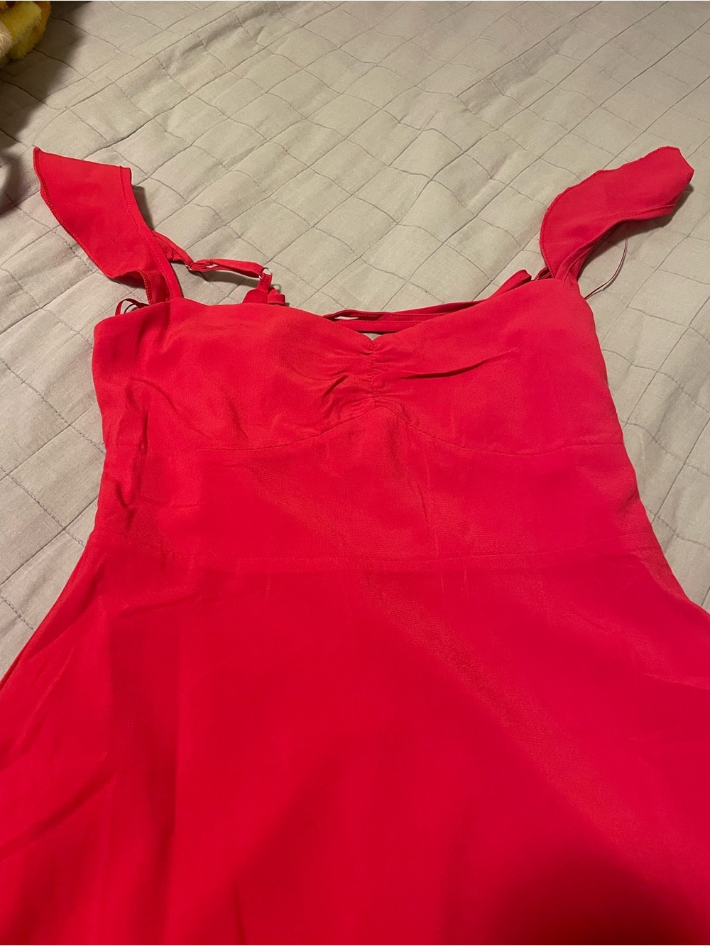 NWT Princess Polly Landon Mini Dress in Red - Picture 5 of 7